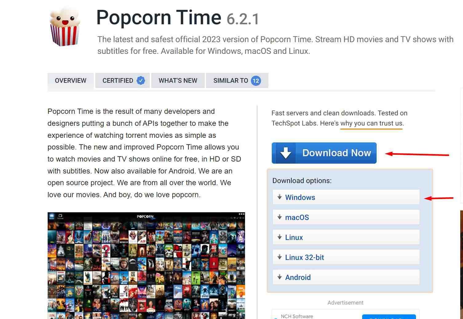 הורדת Popcorn Time בחינם פופקורן טיים להורדה למחשב DailyMagazine